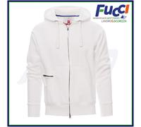 Payper DALLAS+ Felpa Uomo Cappuccio Zip Intera Cotone Garzata Lavoro Sport