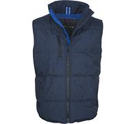 PAYPER Daytona Gilet Imbottito Sagomato, Due Tasche Laterali con Zip, Una Tasca al Petto con Zip,Interno Pile in Contrasto (2XL)