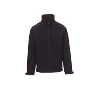 Payper DUBLIN Giacca uomo da lavoro 100% poliestere Soft Shell manica raglan chiusura zip tasche esterne Steel Grey (L)