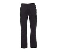 PAYPER Forest Polar Pantalone da Uomo Invernale 100% Cotone Chiusura Zip portametro Tasche Anteriori Laterali Posteriori (Nero, XS)