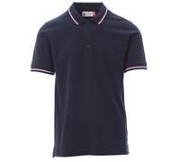 PAYPER FRANCE Polo da Uomo 100% Cotone a Mezza Manica Tricolore Bandiera Francia