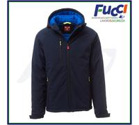 Payper Gale Pad Giubbotto Softshell da Lavoro Imbottito Impermeabile Cappuccio