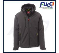 Payper Gale Pad Giubbotto Softshell da Lavoro Imbottito Impermeabile Cappuccio