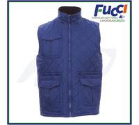 Payper GATE Gilet da Lavoro Uomo Trapuntato Imbottito Multitasche Smanicato