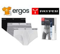 Payper GEORGE Slip Uomo 3 PEZZI Assortiti Fianco Alto Elastico Vita Mutande Man