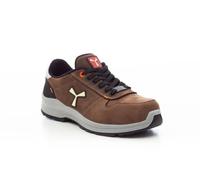 PAYPER - Get Force Low LD S3-NBK Scarpe di Sicurezza S3 Stringata Bassa Scarpa di Sicurezza antistatica Bassa da Donna Colore: Cioccolato Taglia: 35