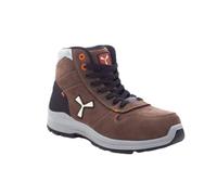 PAYPER - Get Force Mid LD S3-NBK Scarpe di Sicurezza S3 Stringata Alta Scarpa di Sicurezza antistatica Medium da Donna Colore: Cioccolato Taglia: 38