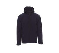 PAYPER Giacca con Cappuccio Uomo Soft Shell Gale TRASPIRABILE Impermeabile (XXL, Navy)