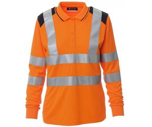 Payper GUARD WINTER LADY Polo Alta Visibilità Donna Manica Lunga CataRifrangente