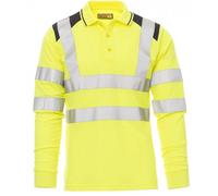 Payper GUARD+ WINTER Polo Maglia Alta Visibilità Manica Lunga Catarifrangente