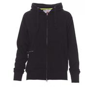 Payper HAWAII+ LADY Felpa da Donna Con Zip Intera Tasche a Marsupio Cappuccio