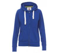 Payper HAWAII+ LADY Felpa da Donna Con Zip Intera Tasche a Marsupio Cappuccio
