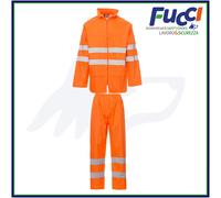 Payper HI-VI RAINSET Completo Antipioggia Giacc Pantaloni Alta Visibilità