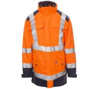 PAYPER HISAFE Parka 4 in 1 Giubbotto Uomo Alta Visibilità Antivento Cappuccio