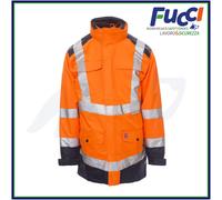 Payper HISAFE Parka 4in1 Uomo Alta Visibilità con Giubbotto Interno e Cappuccio