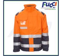 Payper HISPEED Giubbotto Alta Visibilità Uomo Imbottito Bicolore con Cappuccio