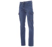 Payper HUMMER Pantalone da Uomo Jeans Denim Tasche Laterali Effetto Consumato