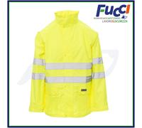 Payper HURRICANE-JACKET Giacca Antipioggia Impermeabile Alta Visibilità Bande 3M