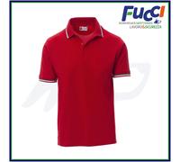 POLO UNISEX PAYPER ITALIA COTONE 100% MANICA CORTA TRICOLORE UOMO DONNA