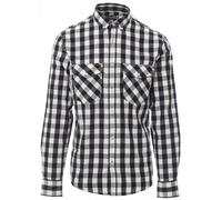 Payper LABRADOR Camicia Uomo a Manica Lunga Botton Down Scozzese Quadri Lavoro