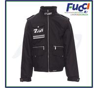 Payper LANCER Giubbotto 2in1 Uomo Maniche Staccabili con Cappuccio Bande Reflex