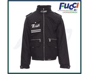 Payper LANCER Giubbotto 2in1 Uomo Maniche Staccabili con Cappuccio Bande Reflex