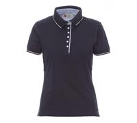 PAYPER LEEDS Polo a manica Corta Sfiancata 6 Bottoni da Donna 100% Cotone Maglia