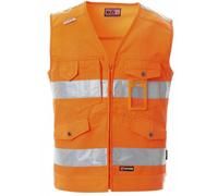 Payper MASTER Gilet Uomo Alta Visibilità da Lavoro catarifrangente casacca bande