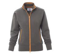 PAYPER Melbourne Felpa Sfiancata da Donna con Zip Intera Garzata da Lavoro Sport