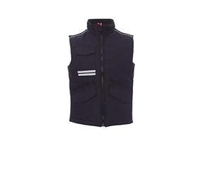 PAYPER Mig 2.0 Gilet Unisex da Uomo Donna 100% Poliestere Interno Imbottito cursore in Metallo con Patta Chiusura Zip Porta Smartphone Badge Bande Reflex