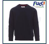 Payper MISTRAL+ Felpa Uomo Girocollo Raglan Garzata Cotone Lavoro Sportiva