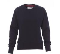 Payper MISTRAL+ Lady Felpa da Donna Girocollo Sfiancata in Cotone Garzata Lavoro