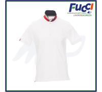 Payper NATION Polo Uomo Cotone Manica Corta con Colletto Bandiera Tricolore