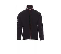 PAYPER Nazionale Felpa da Uomo con Zip intera Tricolore Bandiera Manica Lunga