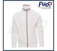 Felpa zip intera doppio cursore Italia tricolore maglia tasche Payper Nazionale
