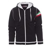 Payper NEVADA Felpa da Uomo a Manica Lunga Tricolore Bandiera Italia Poliestere