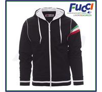 Payper NEVADA Felpa Uomo Zip Intera Cappuccio Tricolore Dry-Tech Poliestere