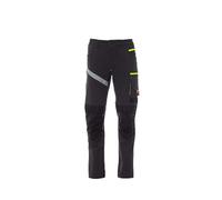 PAYPER NEXT4W 4-Way-Stretch Pantalone unisex, stretch, multistagione, con elastici laterali e passanti in vita, chiusura con zip ANTHRACITE/BLACK 48