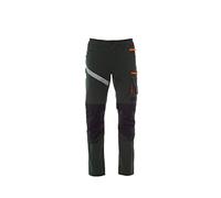 PAYPER NEXT4W 4-Way-Stretch Pantalone unisex, stretch, multistagione, con elastici laterali e passanti in vita, chiusura con zip GREEN/BLACK 42