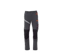 PAYPER NEXT4W 4-Way-Stretch Pantalone unisex, stretch, multistagione, con elastici laterali e passanti in vita, chiusura con zip SMOKE/BLACK 48