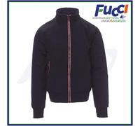 Payper NORTH R 2.0 Giubbino Giacca uomo 100% Nylon chiusura zip interno imbottito micropile tasca porta smartphone Blu Navy (M)