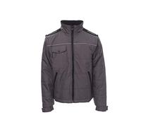 Payper ORION 2.0 Giubbino Giacca uomo 100% Poliestere chiusura zip interno imbottitura trapuntata tasca porta smartphone badge Grigio Smoke (S)