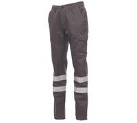 PAYPER Pantalone da Lavoro WORKER REFLEX Alta Visibilità con Bande Uomo 4 Season