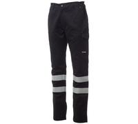 PAYPER Pantalone da Lavoro WORKER SUMMER REFLEX Alta Visibilità con Bande Uomo