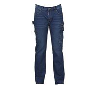 Payper Pantalone Uomo Multitasche West Jeans Denim Stretch 300 gr Délavé (46)