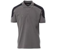 PAYPER Polo Bicolore COMPANY con Taschino in Cotone + Poliestere da Lavoro Uomo