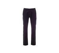 Payper POWER STRETCH Pantalone unisex uomo donna misto cotone tessuto elasticizzato tasche laterali posteriori Blu Navy (XXS)