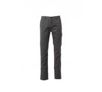 Payper Power Stretch Summer Pantalone da Uomo in Tessuto Ripstop Stretch Leggero Chiusura Zip e Bottone Multitasche (IT, Testo, S, Regular, Regular, Grigio Smoke)