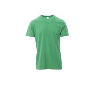 PAYPER Print T-Shirt da Uomo Girocollo a Mezza Manica in Cotone 150 Gr, Colore: Jelly Verde, Taglia: 5XL