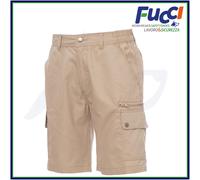 Payper RIMINI SUMMER Bermuda Uomo Cotone Ripstop Multitasche con Tasche Laterali